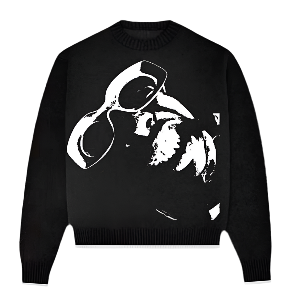 BLENDED SWEATER - BLACK